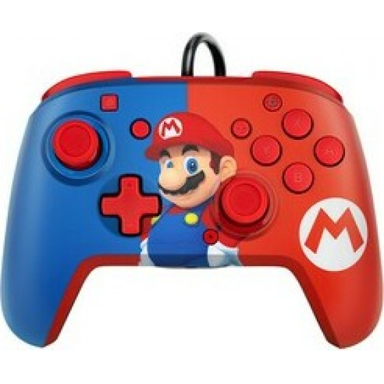 PDP Faceoff Deluxe+ Audio Nintendo Switch Controller - ����������� - Power Pose Mario - (500-134-EU-C1MR-1)