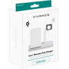 Vivanco Qi Stand 10W Charger With Apple Watch Holder White - (62493)