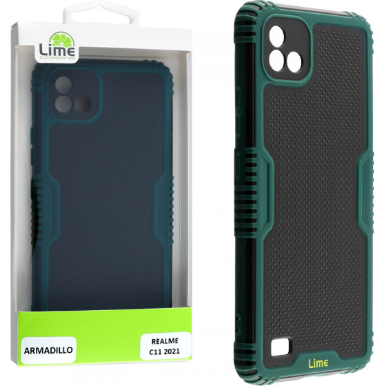 Lime Successories ���� Realme C11 2021 6.52'' Armadillo Camera Guard Green - (5205308307584)