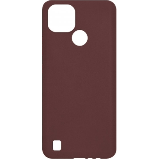 Senso Soft Touch Realme C21 Burgundy Backcover - (SESTRMC21BU)