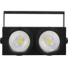 GloboStar ��������� LED COB DMX512 Strobe Blinder Matrix Light 200 Watt (2x100w) ����� ����� 6000k - (51162)
