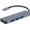 Cablexpert Usb TYPE-C 2 In 1 MULTI-Port Adapter (HUB+HDMI) - (A-CM-COMBO2-01)
