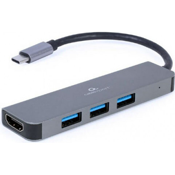 Cablexpert Usb TYPE-C 2 In 1 MULTI-Port Adapter (HUB+HDMI) - (A-CM-COMBO2-01)