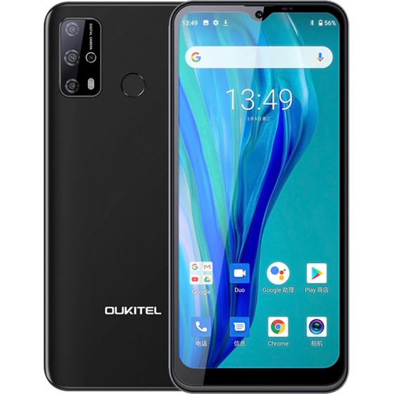 Oukitel Smartphone C23 Pro, 6.53'', 4GB, 64GB, Octa-core, 5000mAh, ����� - (C23PRO-BK)