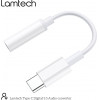 Lamtech TYPE-C Adapter Cable Audio Jack 3,5MM White - (LAM023831)