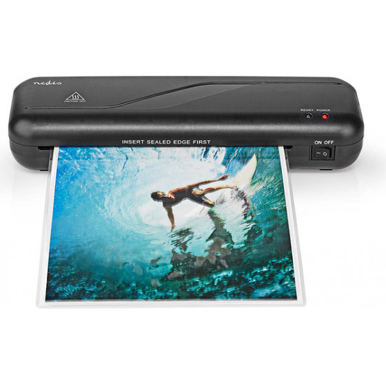 Nedis LAMI112BK4 Laminator Hot A4 230 mm/Min Mains Powered Black