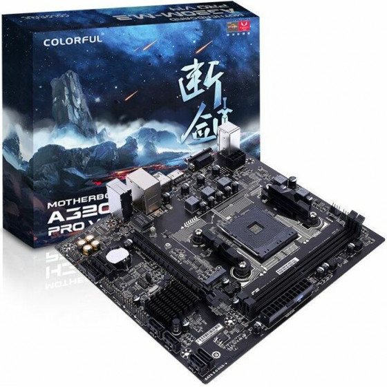 Colorful A320M-M.2 Pro V14 - DDR4 Amd Ryzen AM4 Socket Motherboard - (110006192901)
