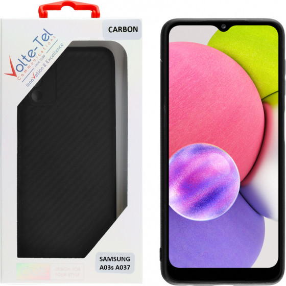 Volte-Tel ���� Samsung A03s A037 6.5'' Carbon Camera Protective Black - (5205308298196)