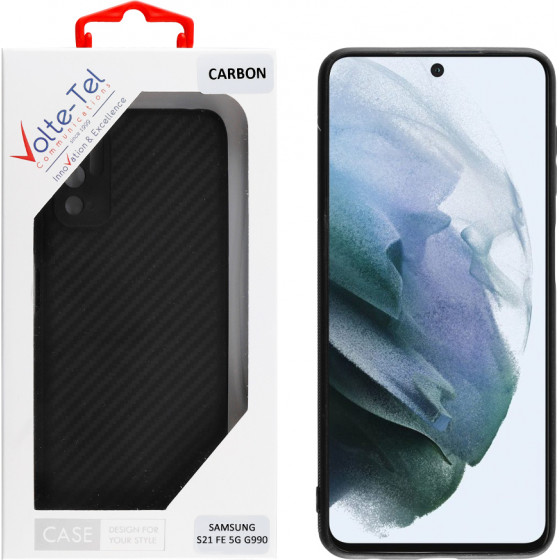 Volte-Tel ���� Samsung S21 Fe 5G G990 6.41'' Carbon Camera Protective Black - (5205308299568)