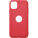 Senso Soft Touch Iphone 11 Pro Max (6.5) Red With Hole Backcover - (SESTIPXIMR)