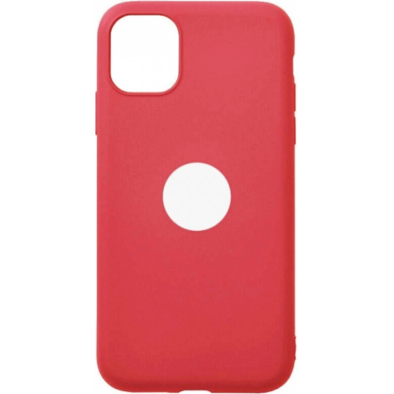 Senso Soft Touch Iphone 11 Pro Max (6.5) Red With Hole Backcover - (SESTIPXIMR)