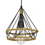 GloboStar FLUTED Vintage �������� ��������� ������ �������� 1 x E27 ����� ��������� �� ���� ������ �25 x �24cm - (01421)