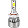 GloboStar HB3 9005 C6 Line KIT ������� �������� ����������� & �������� 1st Generation Can-Bus Series LED CREE CXB COB 72W 7600lm DC 8-48V ��������� IP65 ����� ����� 6000K - (82009)
