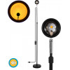GloboStar �������� Minimal ���������� ��������� ��������� �������� LED 12W DC 5V �� Projector LENS ������� ��� & ������� ����������� USB Rotation Head 180� SUN - (00819)