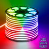 GloboStar OVALE 120� Degree Neon Flex Epistar LED SMD 5050 1m 18W/m 60LED/m 1818lm/m 120� DC 230V ��������� IP68 RGB Dimmable - (70578)