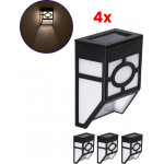 GloboStar ��� 4 �������� �������� ������ ��������� ������ �����-����� LED SMD 1W 100lm �� ������������ �������� 600mAh - ������������ ����� �� ��������� ������-������ ��������� IP65 ����� ����� 3000K - (85707)