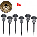 GloboStar ��� 6 �������� �������� ������ ��������� LED SMD 1W 100lm �� ������������ �������� 250mAh - ������������ ����� �� ��������� ������-������ ��������� IP65 ������ ����� ��������� ����� ����� 3000K - (85704)