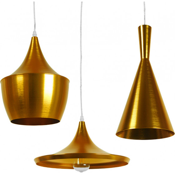 GloboStar SHANGHAI GOLD SET 3 �������� �������� ��������� ������ ������� 3 x E27 ����� ��������� ������� - (01678)