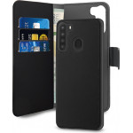Puro ���� bookstyle ��� Galaxy A21 - M���� - (SGA21BOOKC3BLK)