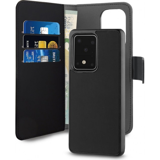 Puro ���� bookstyle ��� Galaxy S20 Ultra - M���� - (SGS11PBOOKC3BLK)