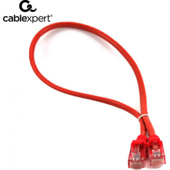 Cablexpert CAT5E Utp Patch Cord 0.5M Red - (PP12-0.5M/R)
