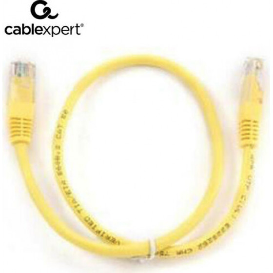 Cablexpert CAT5e Utp Patch Cord Yellow 0,5M - (PP12-0.5M/Y)