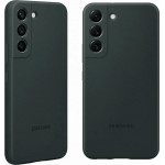 Samsung ���� S22 5G S901 Silicone Cover Dark Green Packing Or - (EF-PS901TGEGWW)