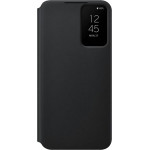 Samsung ���� S22 Plus 5G S906 Clear View Cover Black Packing Or - (EF-ZS906CBEGEE)