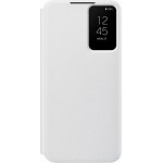 Samsung ���� S22 Plus 5G S906 Clear View Cover White Packing Or - (EF-ZS906CWEGEE)