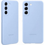 Samsung ���� S22 Plus 5G S906 Silicone Cover Sky Blue Packing Or - (EF-PS906TLEGWW)