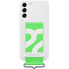 Samsung ���� S22 Plus 5G S906 Silicone Cover With Strap White Packing Or - (EF-GS906TWEGWW)