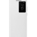 Samsung ���� S22 Ultra 5G S908 Clear View Cover White Packing Or - (EF-ZS908CWEGEE)