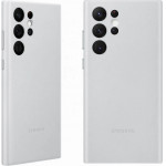Samsung ���� S22 Ultra 5G S908 Leather Cover Light Grey Packing Or - (EF-VS908LJEGWW)
