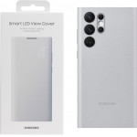 Samsung ���� S22 Ultra 5G S908 Led View Cover Light Grey Packing Or - (EF-NS908PJEGEE)