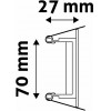 Avide GU10 Frame Round Swivel White - (ABGU10F-NS-W)