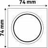 Avide GU10 Frame Square Copper - (ABGU10F-S-CO)