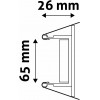 Avide GU10 Frame Square Swivel Chrome - (ABGU10F-SS-CH)