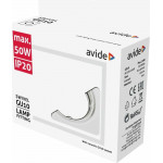 Avide GU10 Frame Square Swivel White - (ABGU10F-SS-W)