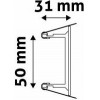 Avide GU10 Frame Square White - (ABGU10F-S-W)