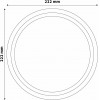 Avide (Merkur-C) Bulkhead Lamp IP54 Round 12W 4000K Gray - (ABHL54-RG-12W-NW)