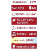Avide LED 7W G9 220� 3000K - (ABG9WW-7W)