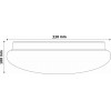 Avide LED Ceiling Umbriel (Raindrop) 18W 330*100mm 4000K - (ACLO33NW-18W-RD)