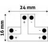 Avide LED Strip 12V 2835 T Connector - (ABLS12V3528-T-CONNECTOR)