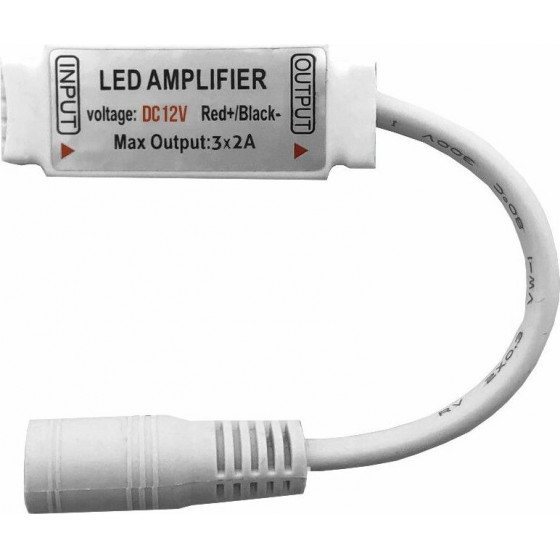 Avide LED Strip 12V 72W RGB Mini Amplifier - (ABLS12VMRGB-72W-AMP)