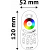 Avide LED Strip 12V RGB+W 4 Zone RF Touch Remote for 288W controller - (ABLS12VTCRGBW-RFC-4Z-C)
