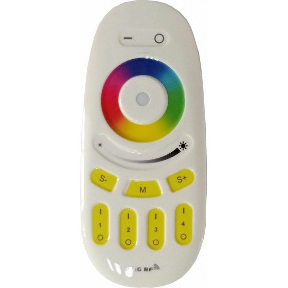 Avide LED Strip 12V RGB+W 4 Zone RF Touch Remote for 288W controller - (ABLS12VTCRGBW-RFC-4Z-C)