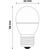 Avide Value LED Mini Globe E27 7W 6400K - (ABBMG27CW-7W)