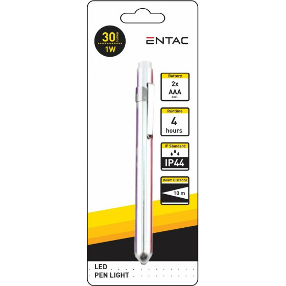Entac Flashlight Pen Belt Clip 1W - (EFL-1W-MINI-ALU)