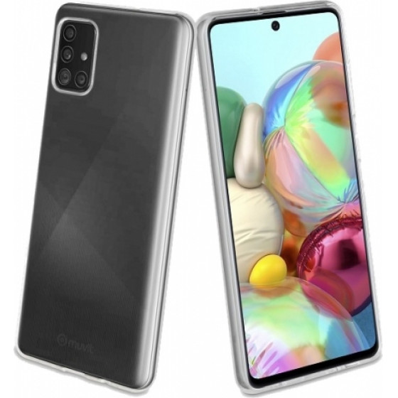 Muvit Tpu Crystal Soft Samsung A71 Trans Backcover - (MUCRS0258)