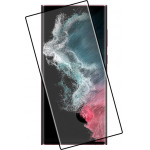Idol 1991 Tempered Glass Samsung S22 Ultra 5G 6.8'' 9H 0.25mm 3D Edge Glue Semi Curved Finger Unlock Black - (5205308305023)